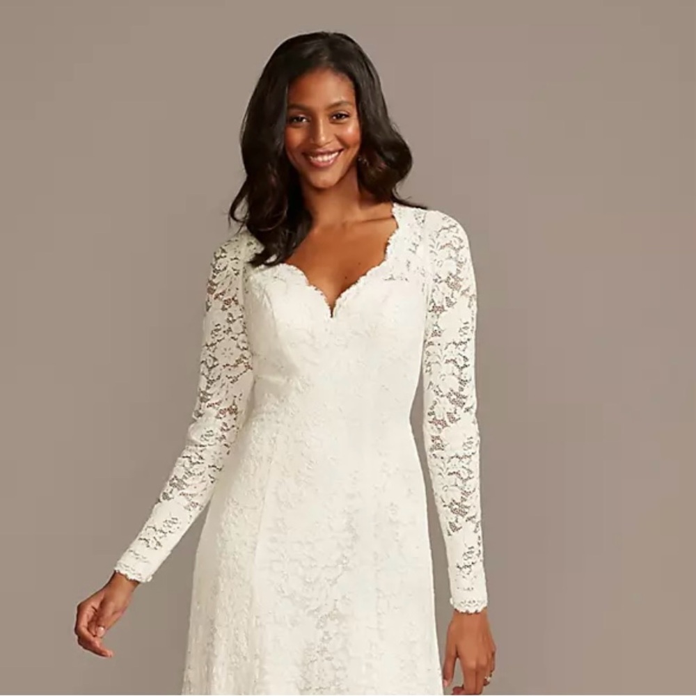 David’s Bridal Sweetheart Front With Open Back We… - image 4